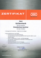 Brandschutz-Seminar (OBO, Hannover)